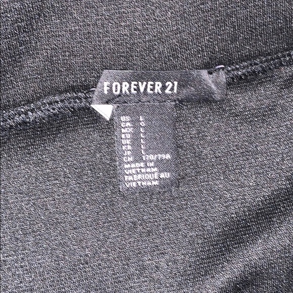 Forever 21 black with white stripe mini skirt. - Picture 6 of 7